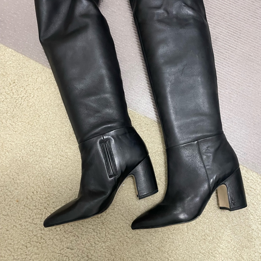 Sam Edelman leather boots purchased last Christmas and wore for an hour or so…